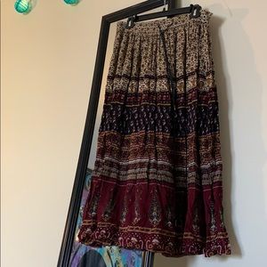 Boho Maxi Skirt